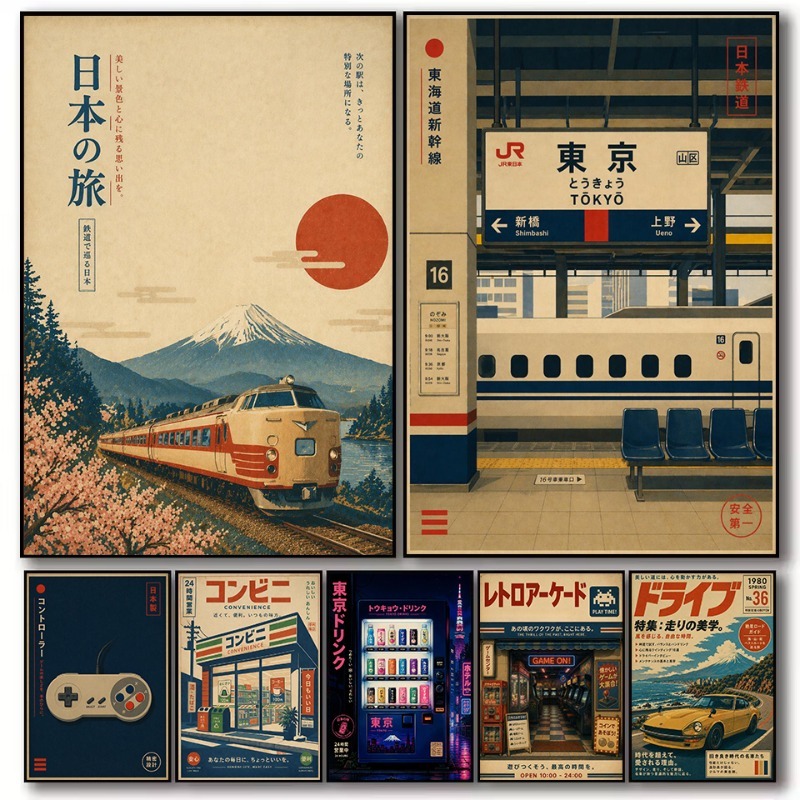 Poster Vintage Giapponese Stil - Japanese Lifestyle Game recensione e prezzo
